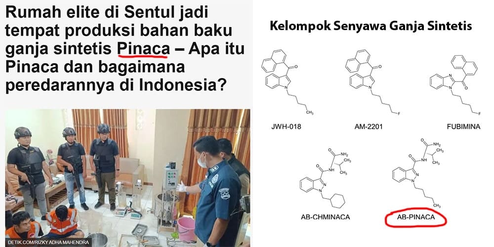 tembakau sintetis pinaca | ganja sintetis